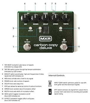 Amazon.com: MXR M292 Carbon Copy Deluxe Analog Delay Guitar